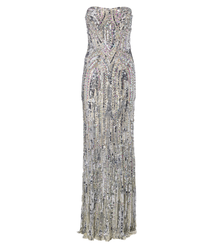 Vestido bustier Euphoria de Jenny Packham con adornos de pedrería