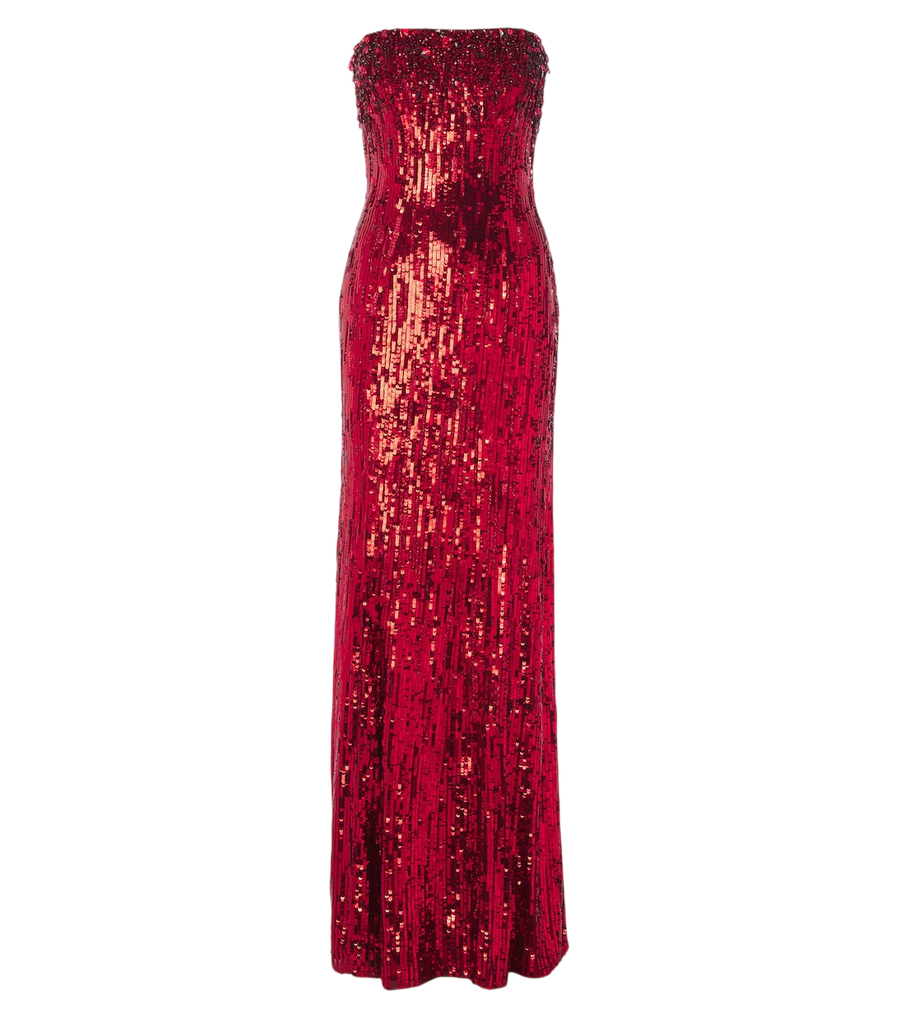 Jenny Packham Honesty embellished bustier gown