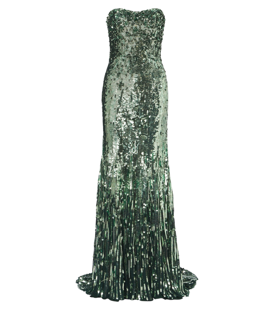 Vestido de corsé con lentejuelas Kimi de Jenny Packham
