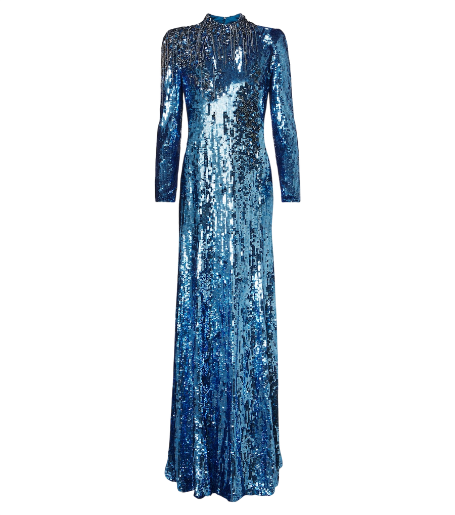 Robe longue ornée Lina de Jenny Packham