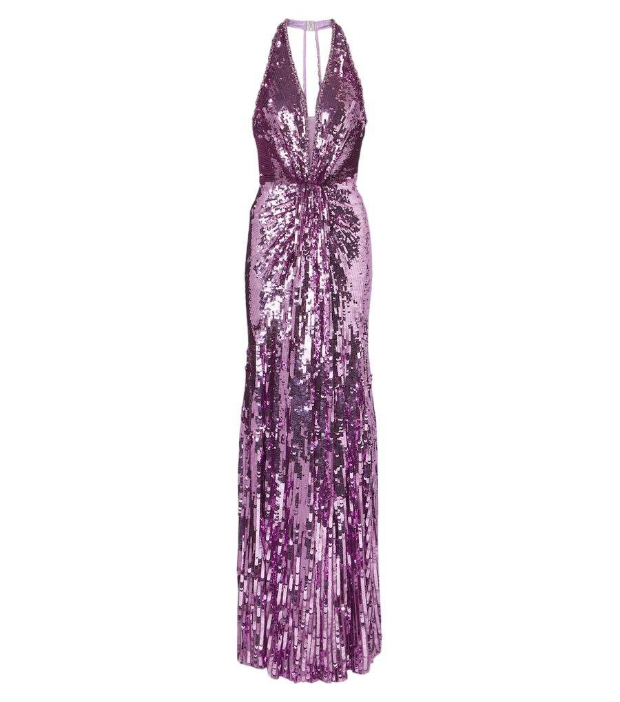 Jenny Packham Vestido de gala Lisette com aplicações