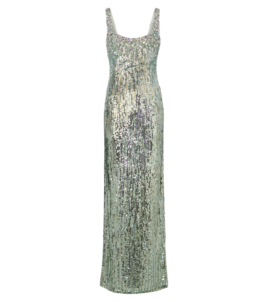 Jenny Packham Abito da sera Rosalie con paillettes