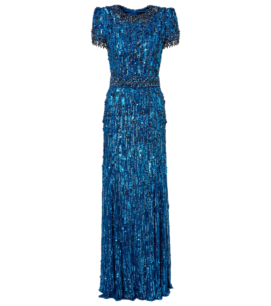 Abito lungo Jenny Packham Roxy decorato