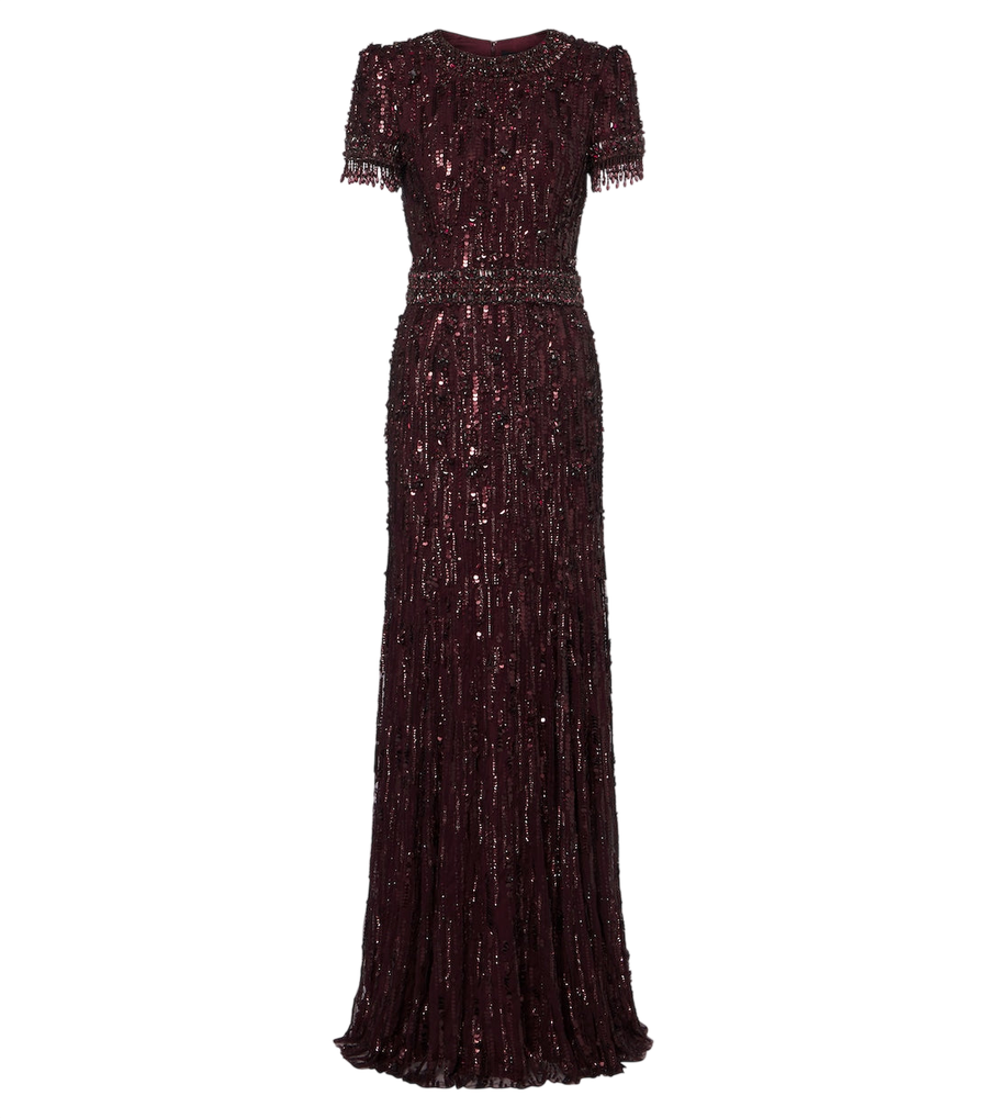 Jenny Packham Roxy abito da sera con paillettes