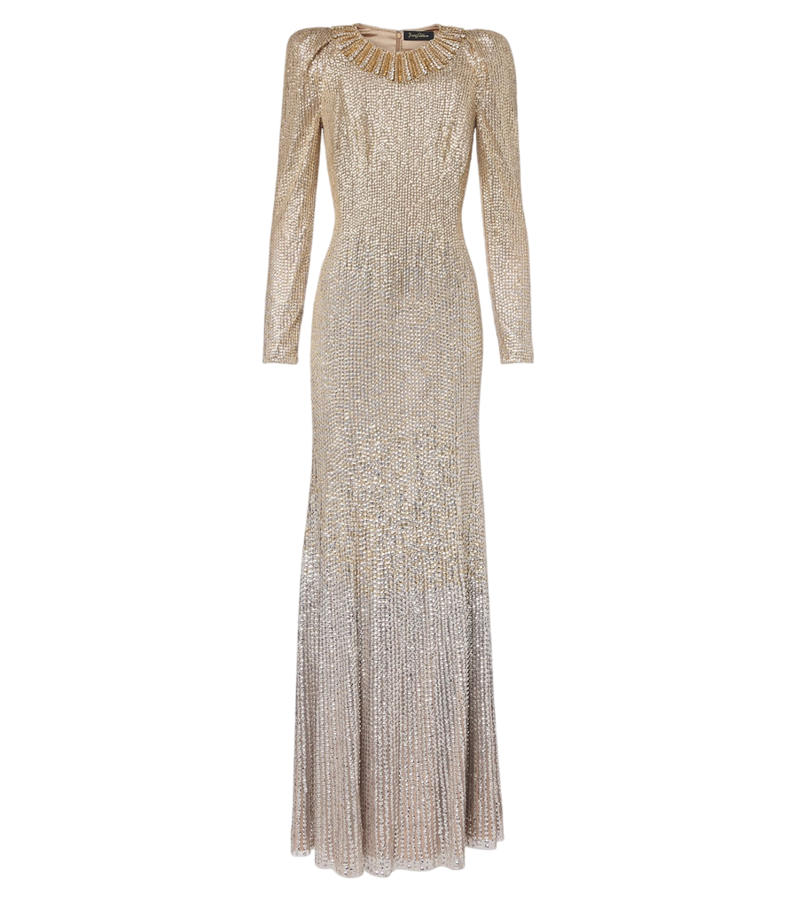 Jenny Packham Sisi crystal-embellished gown