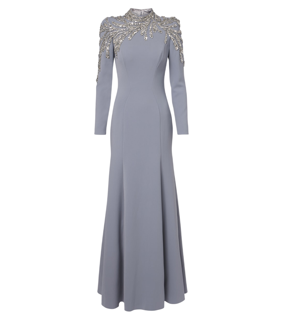 Jenny Packham Abito da sera Viper impreziosito da cristalli