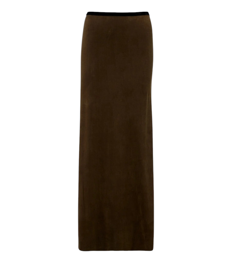 Jersey maxi skirt