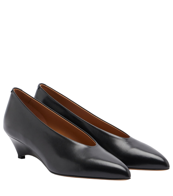 Zapatos de tacón de piel Arc de Jil Sander