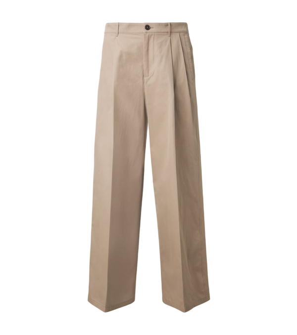Jil Sander Cotton drill wide-leg pants