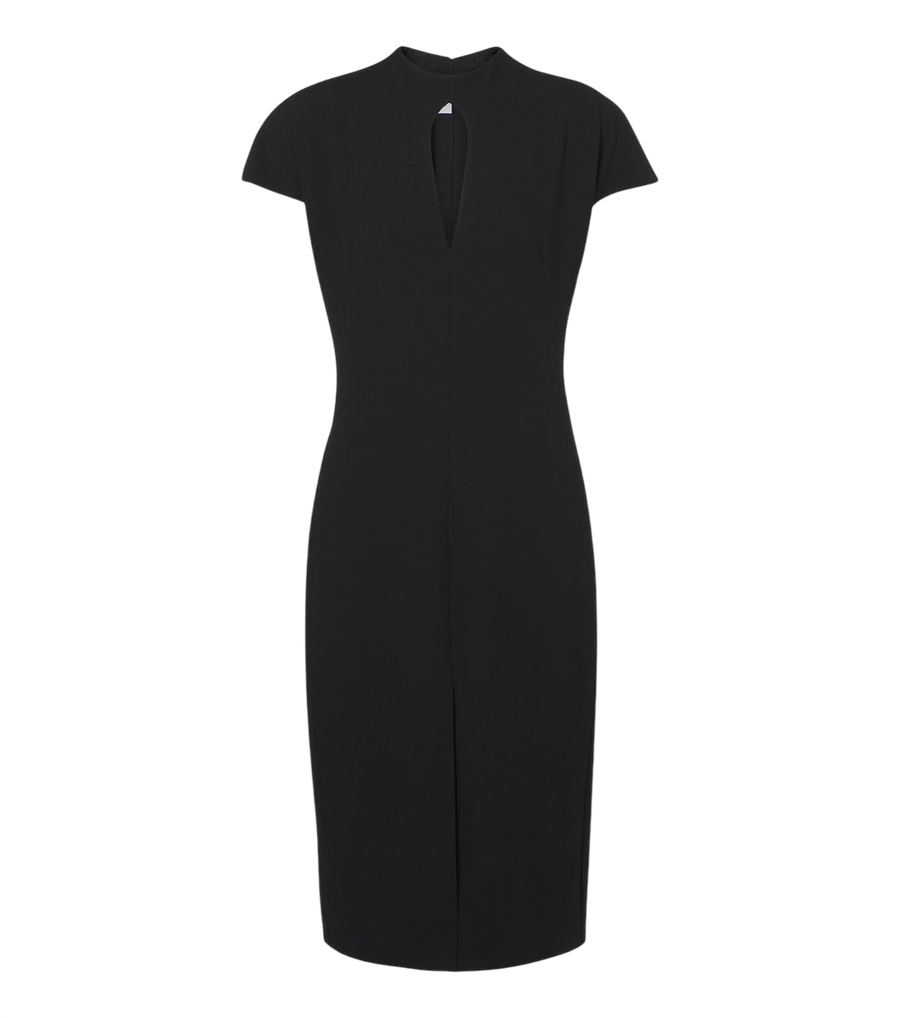 Jil Sander Cutout virgin wool minidress