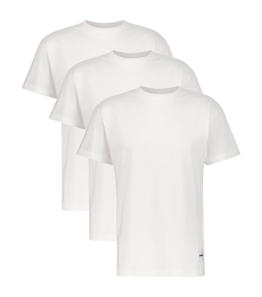 Jil Sander Pack of three cotton T-shirts
