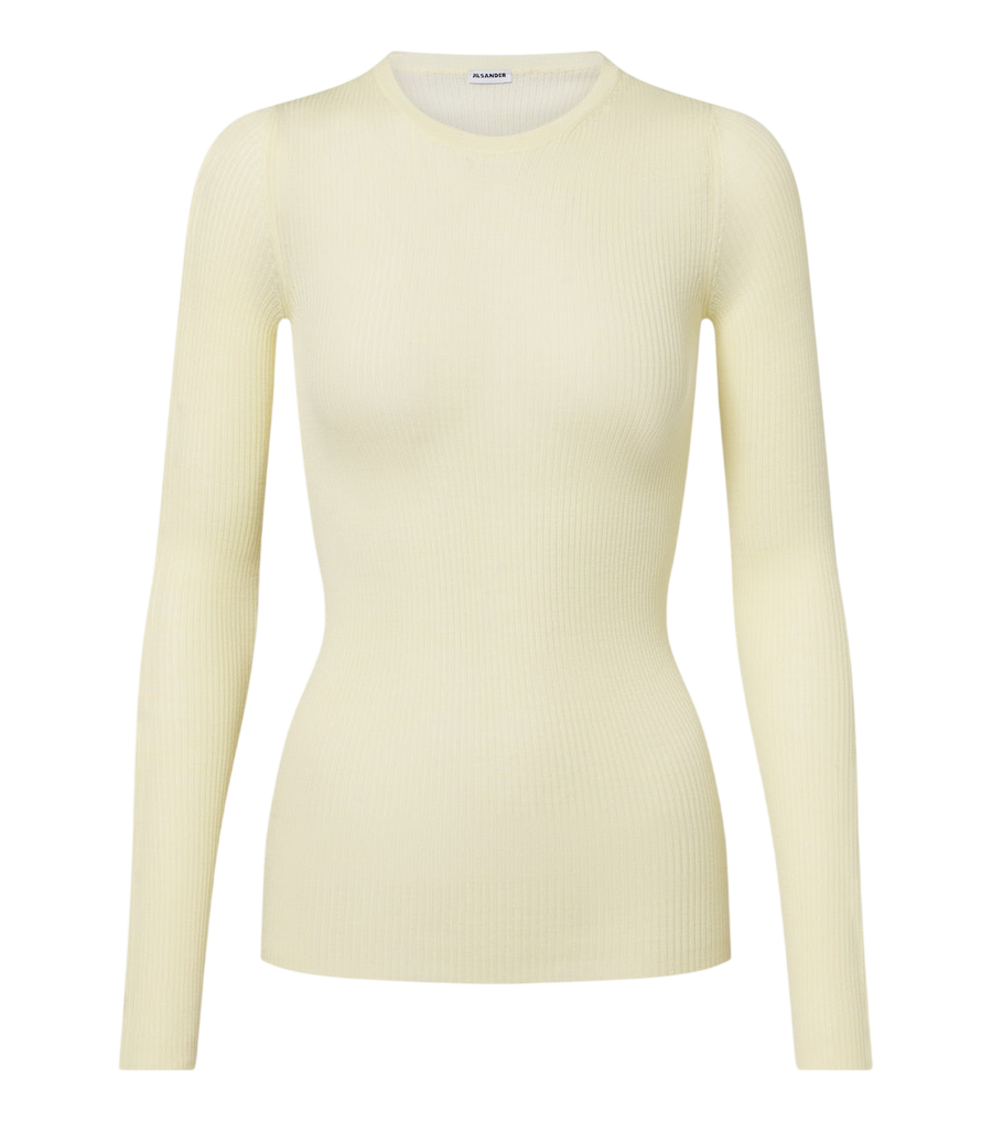 Jil Sander Ribbed-knit wool sweater