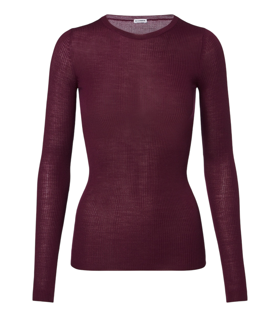 Jil Sander Ribbed-knit wool sweater