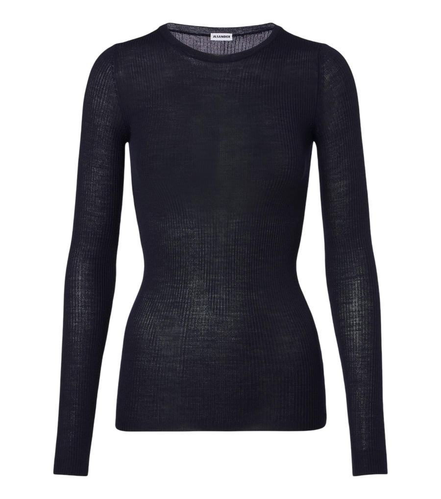 Jil Sander Ribbed-knit wool sweater