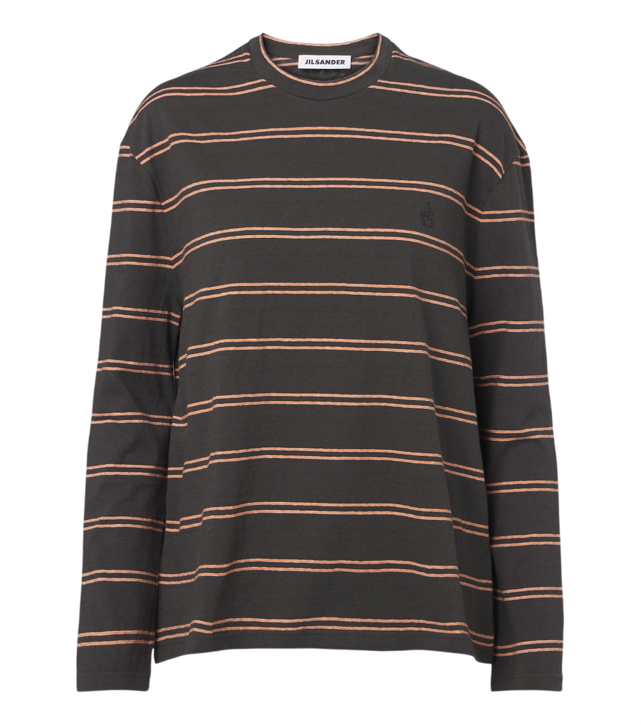Jil Sander Striped cotton T-shirt