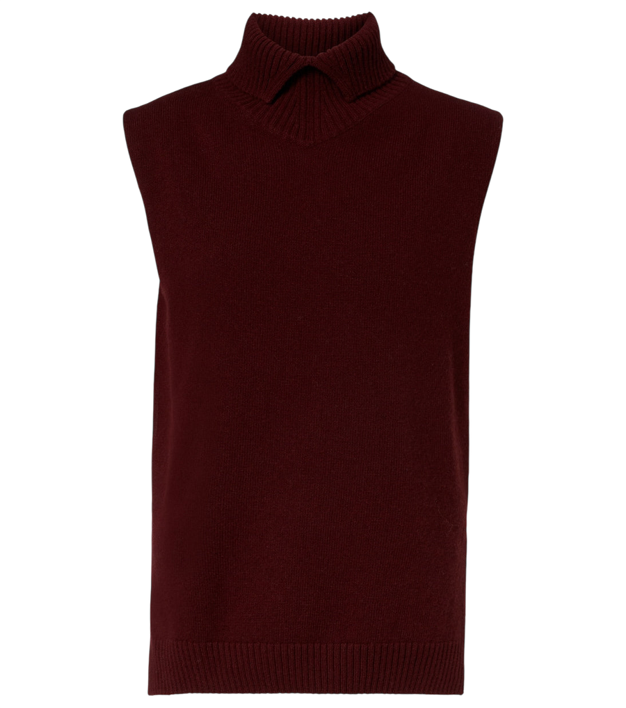 Jil Sander Wool turtleneck sweater vest