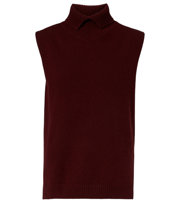 Jil Sander Wool turtleneck sweater vest
