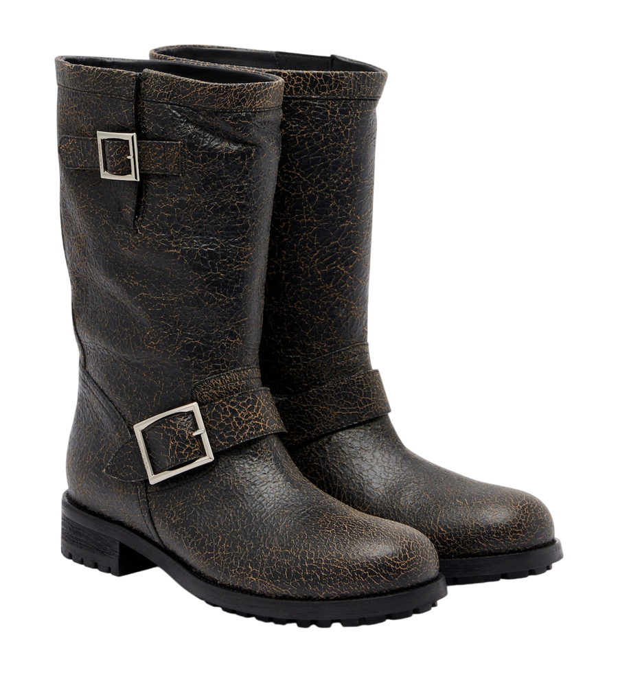 Jimmy Choo Biker leather mid-calf boots