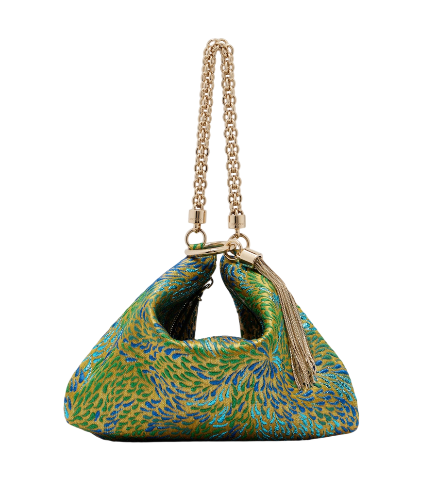 Jimmy Choo Callie Small brocade tote bag