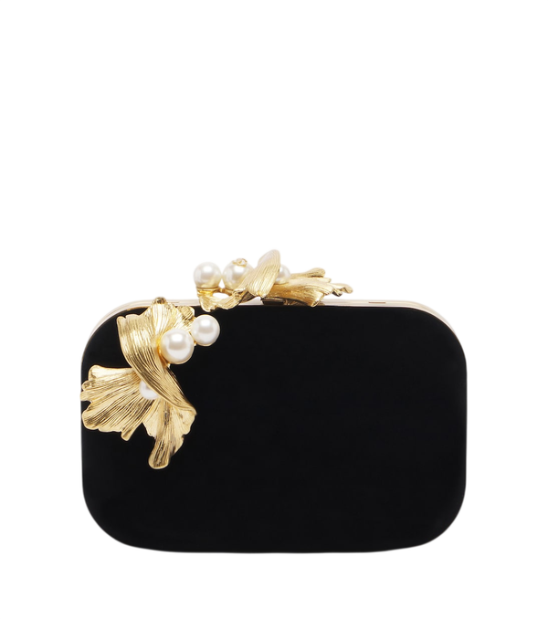 Jimmy Choo Pochette in velluto decorata con nuvole