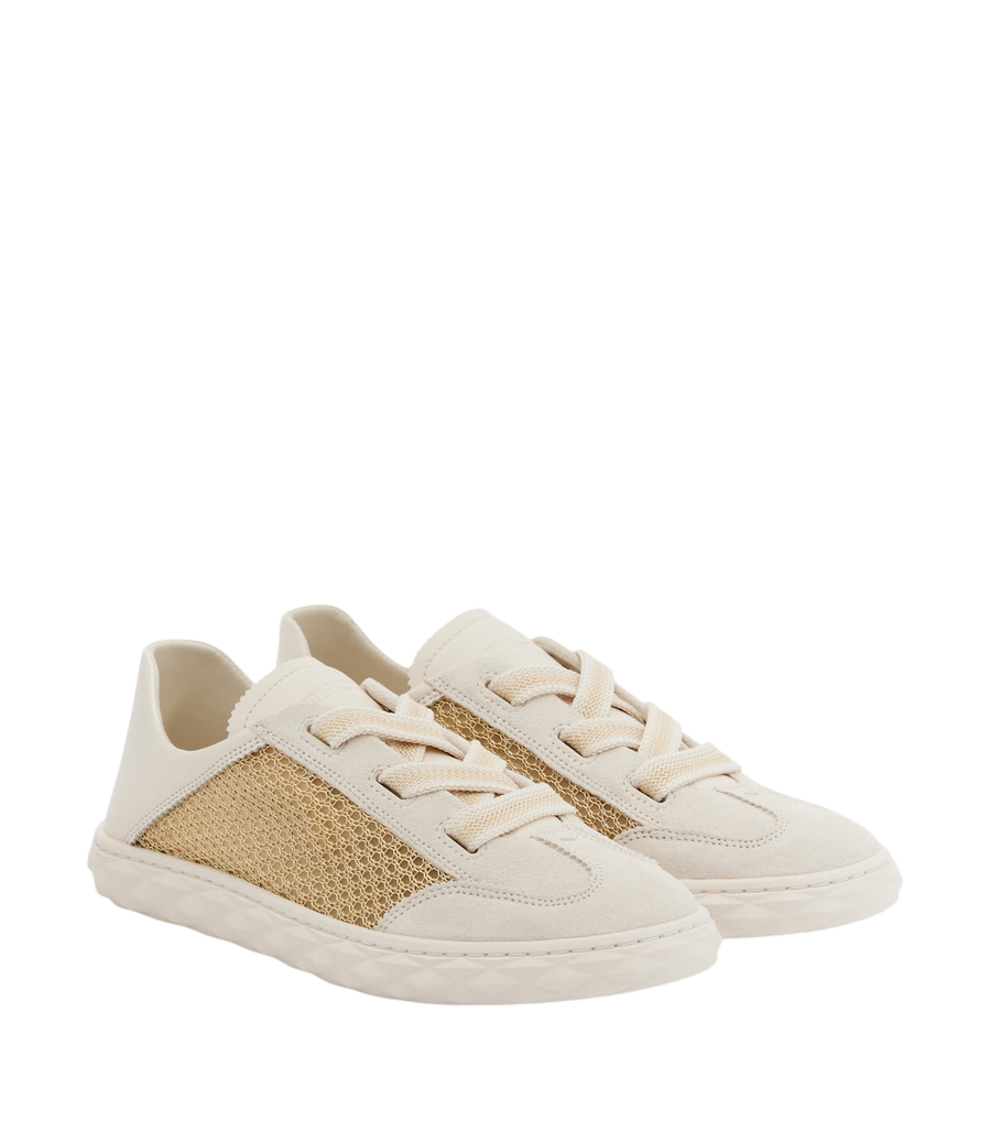Baskets Diamond Light Flex en daim de Jimmy Choo