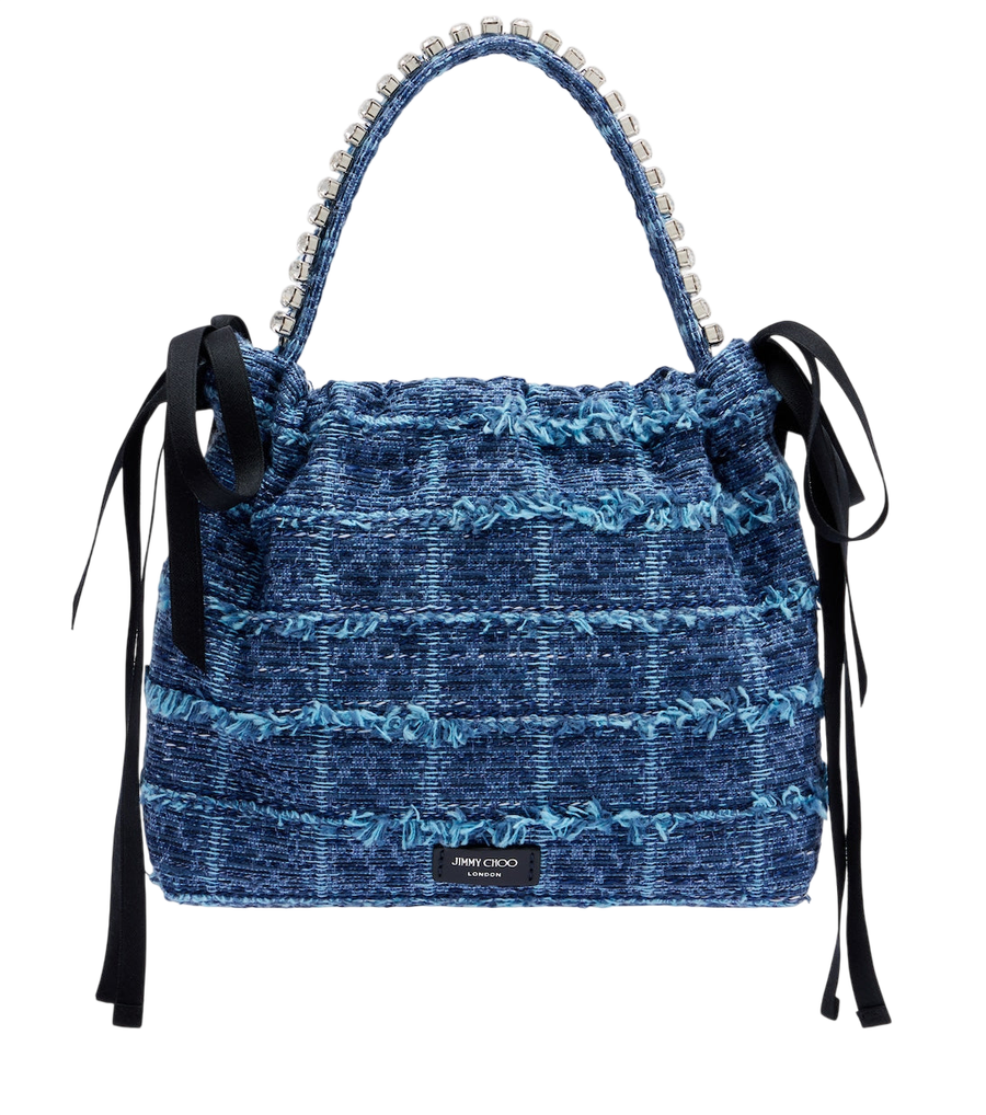 Mini sac à cordon avec poignée orné Jimmy Choo