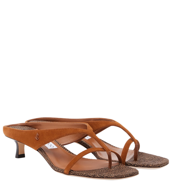 Jimmy Choo Emeri suede thong sandals