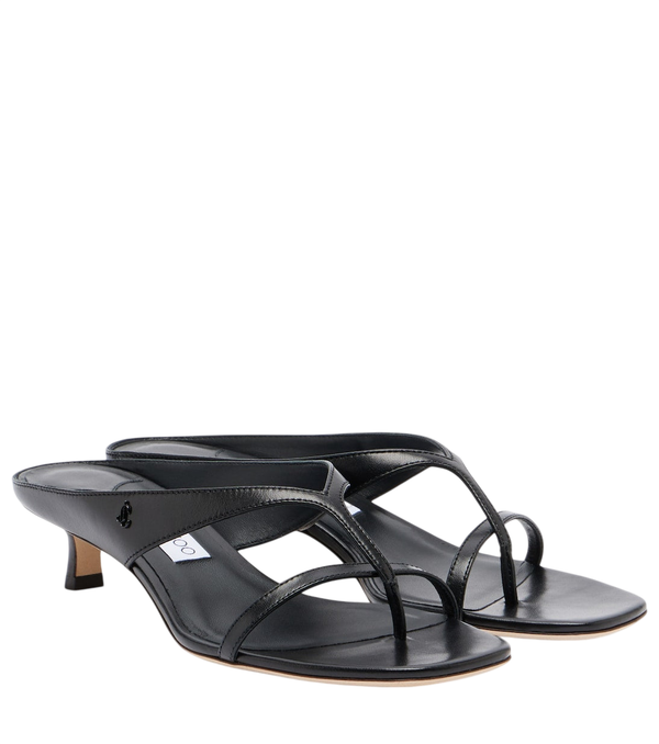 Jimmy Choo Emery leather thong sandals