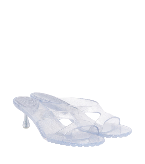Jimmy Choo Jelly Drop glitter TPU mules