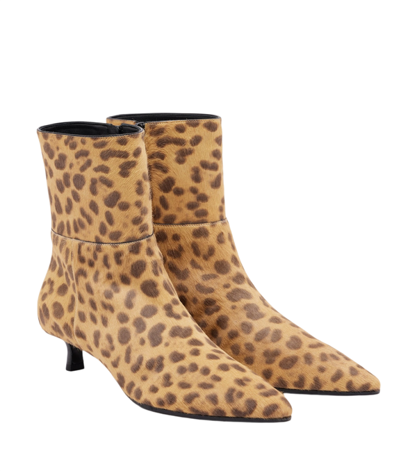 Jimmy Choo Lory leopard-print calf hair ankle boots