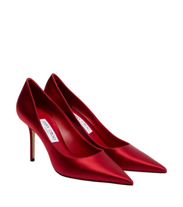 Jimmy Choo Love 85 satin pumps