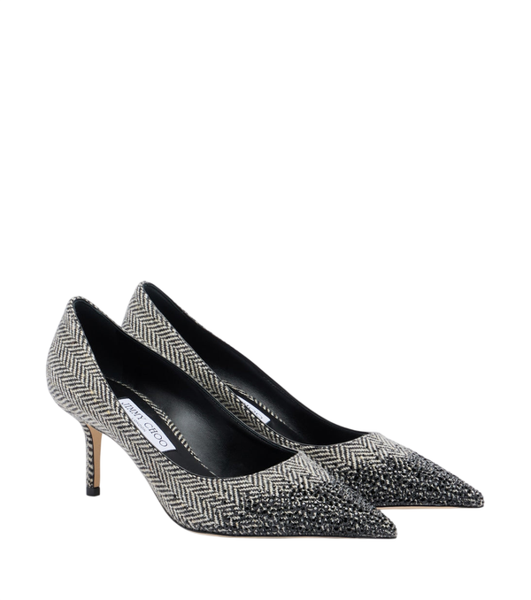 Jimmy Choo Décolleté Love con motivo a spina di pesce decorato