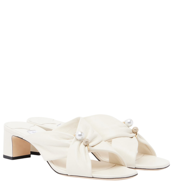 Jimmy Choo Rafi embellished leather mules