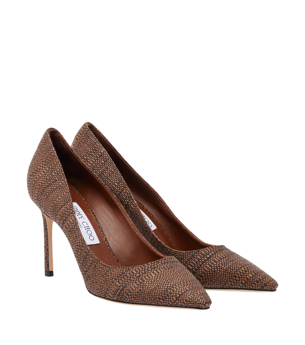 Jimmy Choo Romy woven pumps