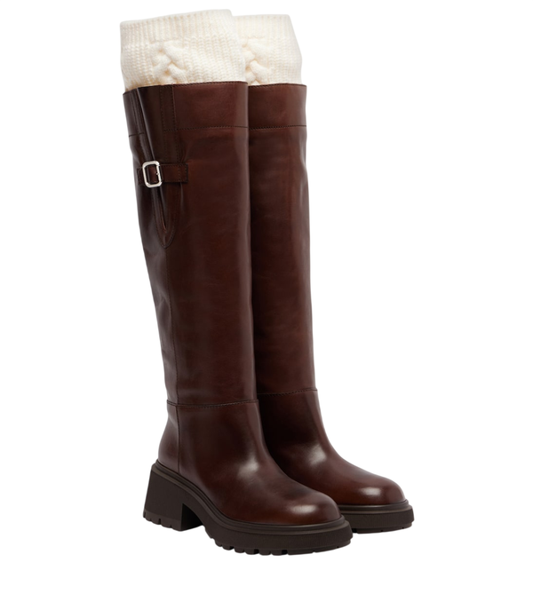 Jimmy Choo Tamsin leather knee-high boots