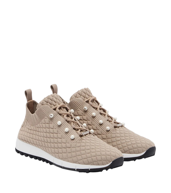 Jimmy Choo Veles Faux Pearl Embellished Sneakers