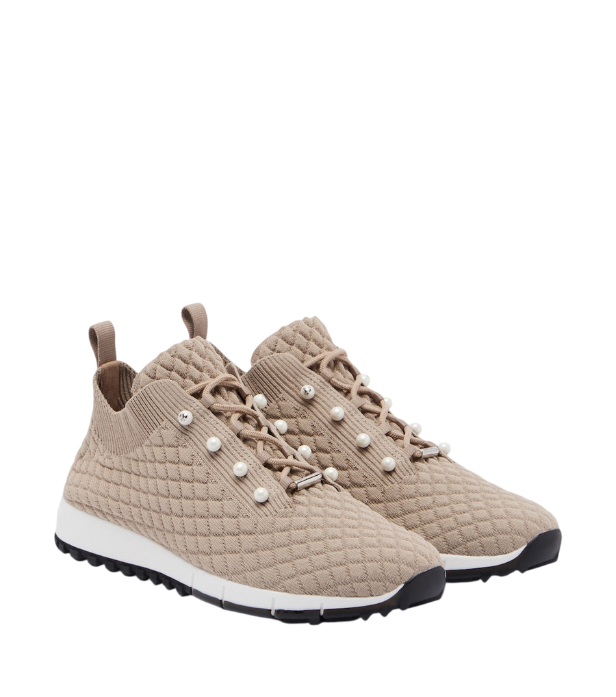 Jimmy Choo Veles faux pearls embellished sneakers