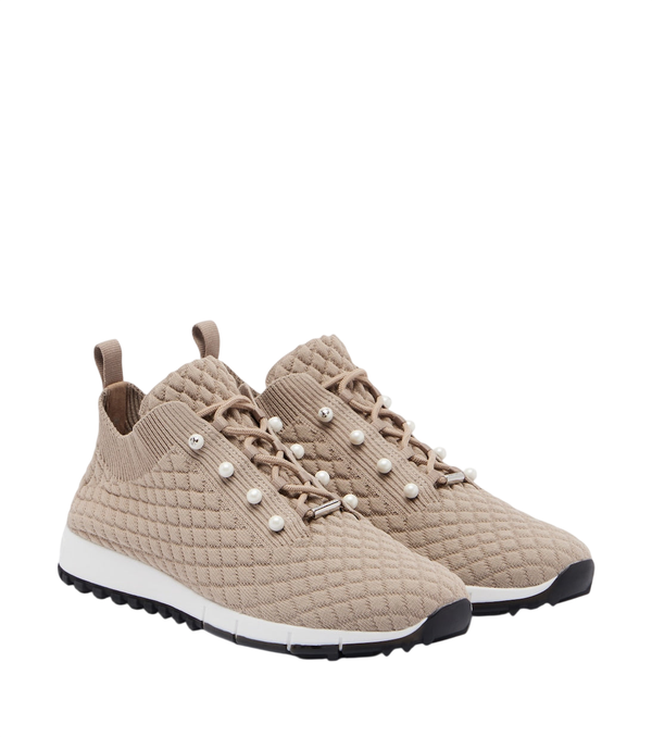 Jimmy Choo Veles faux pearls embellished sneakers
