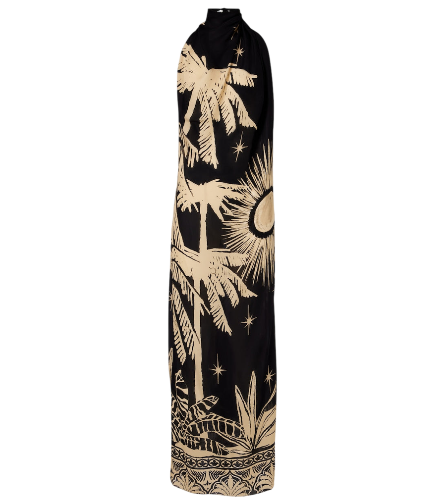 Johanna Ortiz Floral silk maxi dress