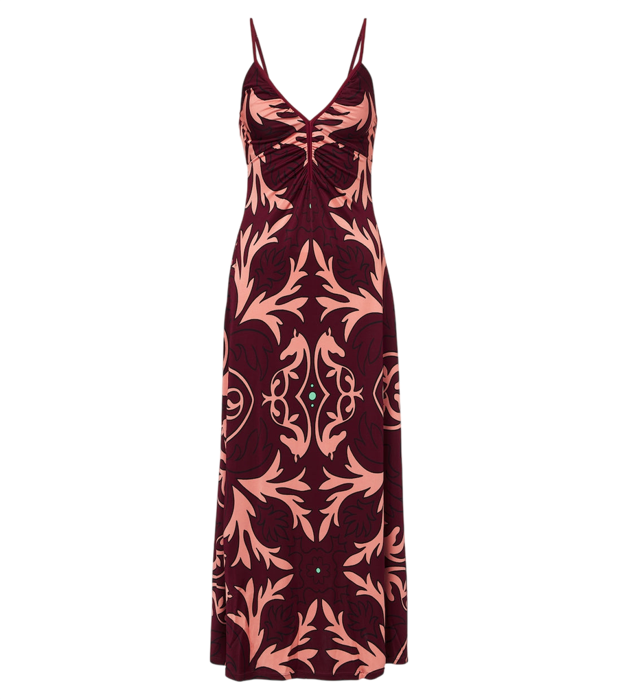 Johanna Ortiz Nuestra Tierra printed jersey maxi dress