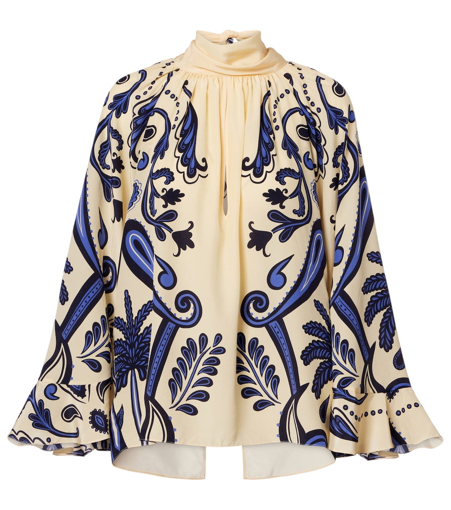 Blouse en soie Johanna Ortiz Paisley