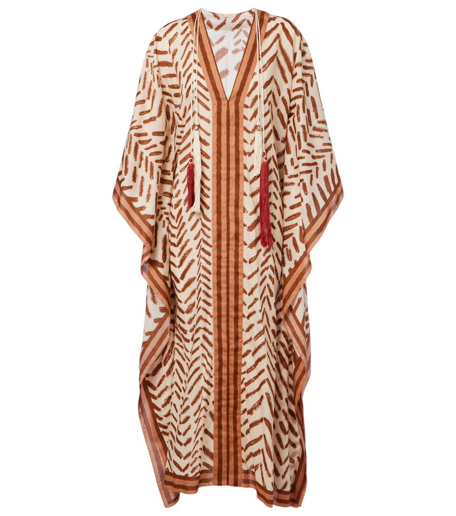 Kaftan en coton imprimé Johanna Ortiz