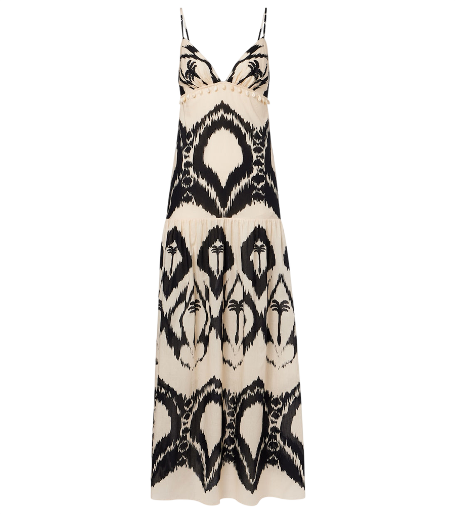 Johanna Ortiz Printed cotton poplin maxi dress