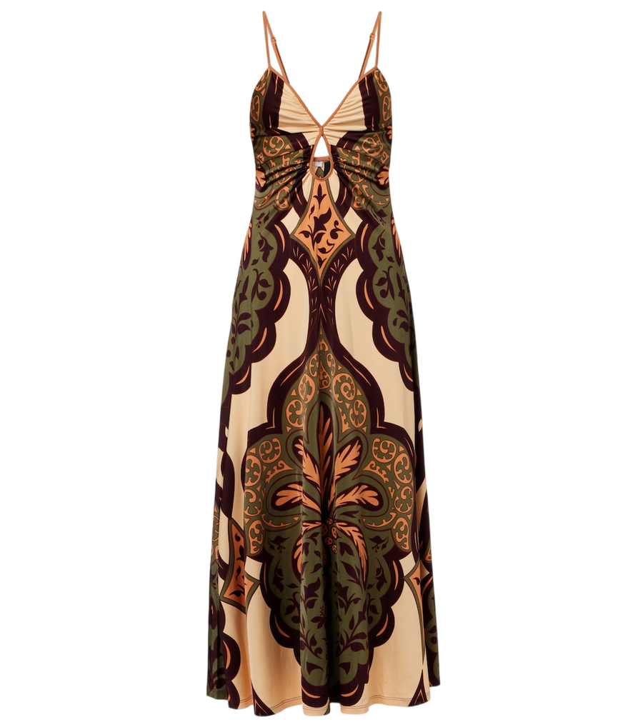 Johanna Ortiz Printed jersey midi dress