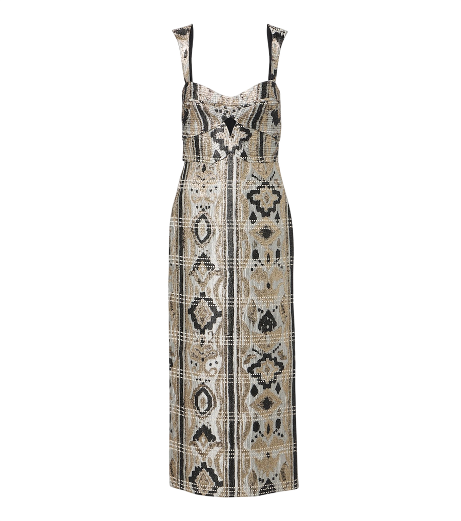 Johanna Ortiz Tropicana jacquard maxi dress