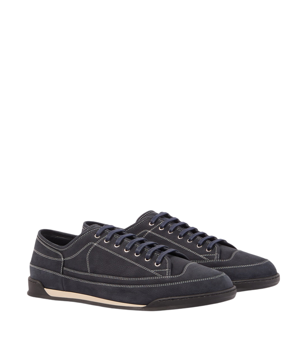 John Lobb Court leather low-top sneakers