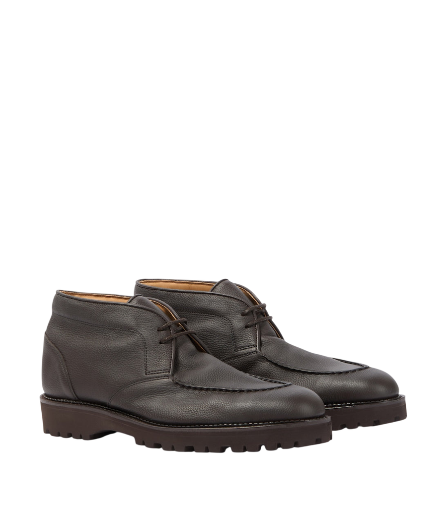 John Lobb Leather desert boots