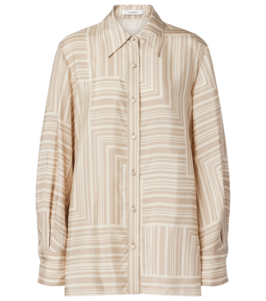 Camisa de seda estampada Joseph Atlan