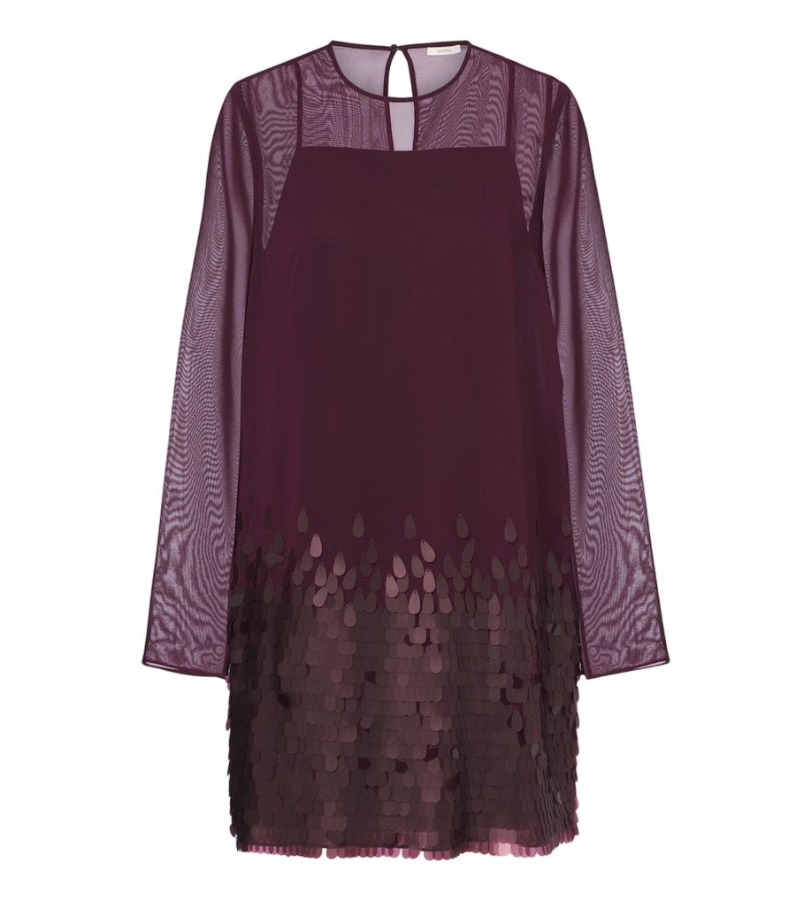 Joseph Cheryl sequined chiffon minidress