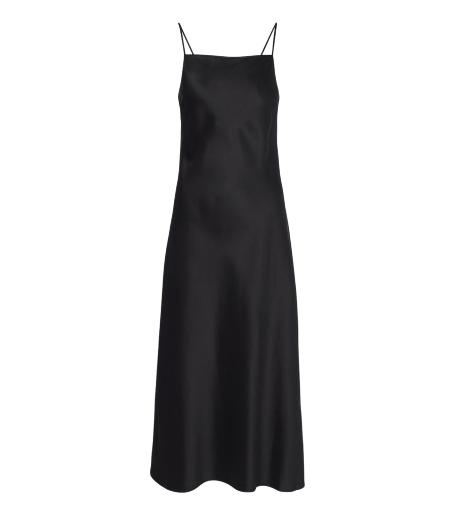 Robe midi Joseph Cloe en satin de soie